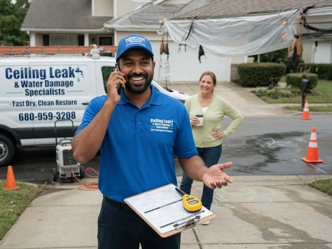 Ceiling Leak Cleanup Shiloh, OH FAQs